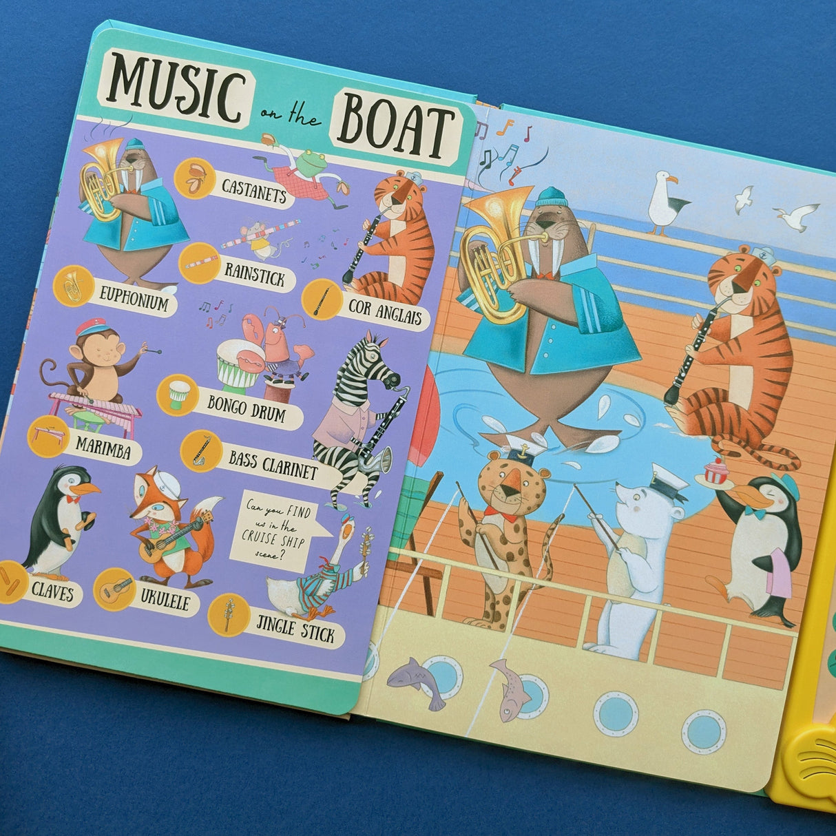 My Busy World Of Instruments - Children's 50 Button Sound Book