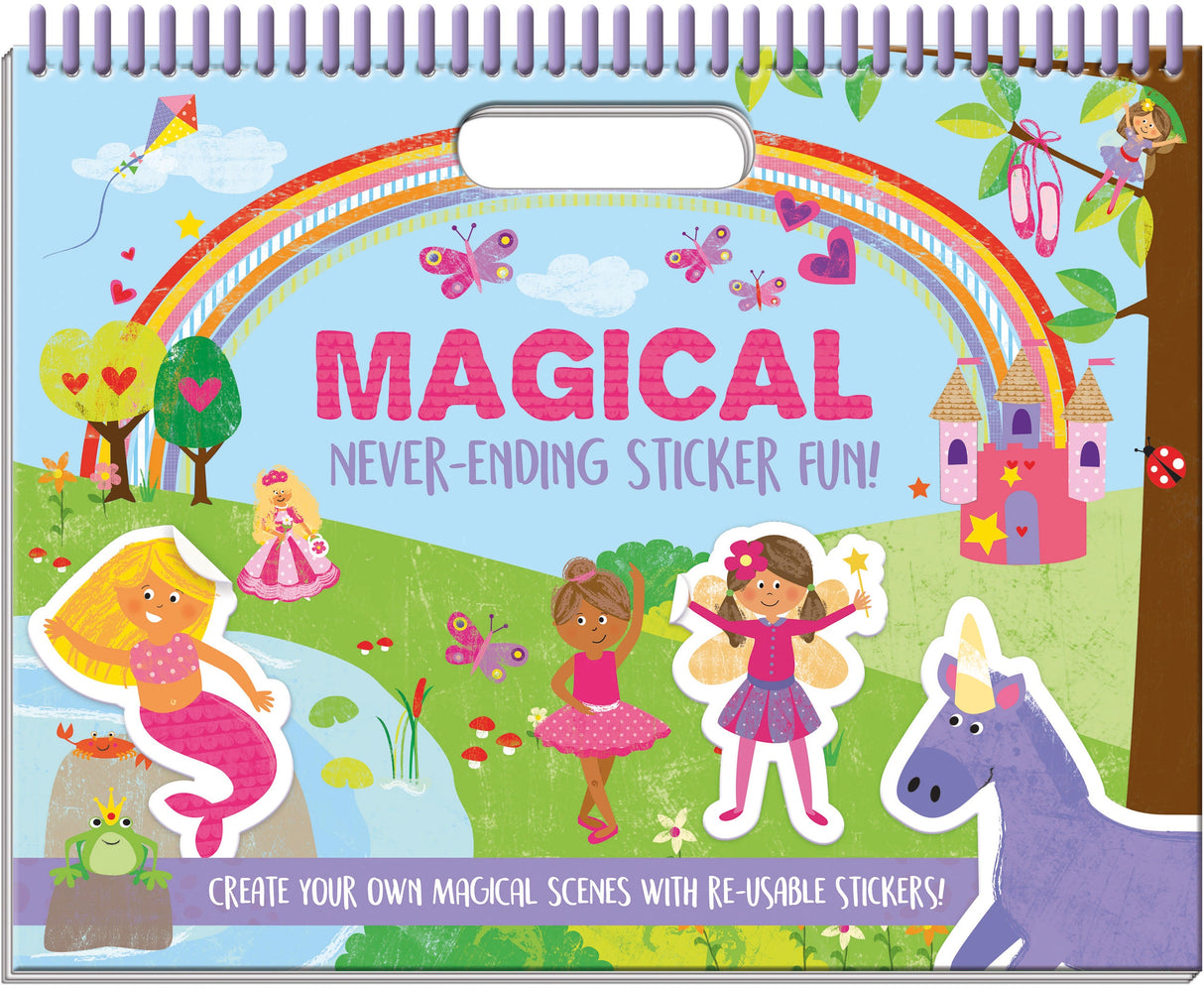 Never-Ending Sticker Fun Activity Book – Magical