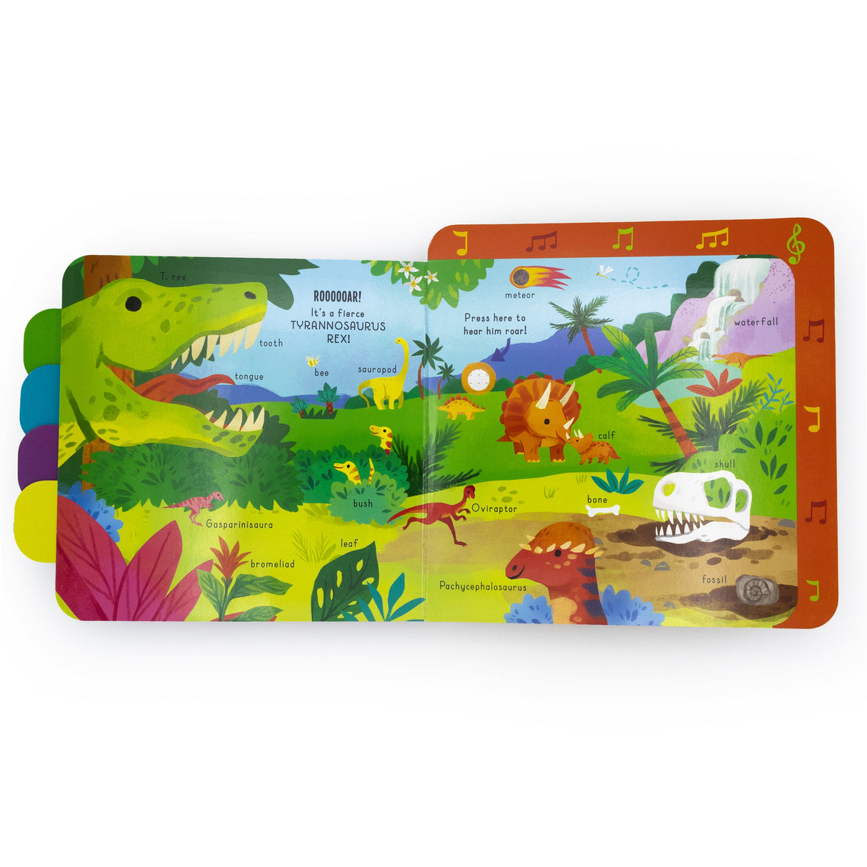 All About Dinos! – Pull-Tab Sound Book for Kids