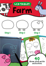 Children’s LCD Tablet & Flashcard Set – Farm