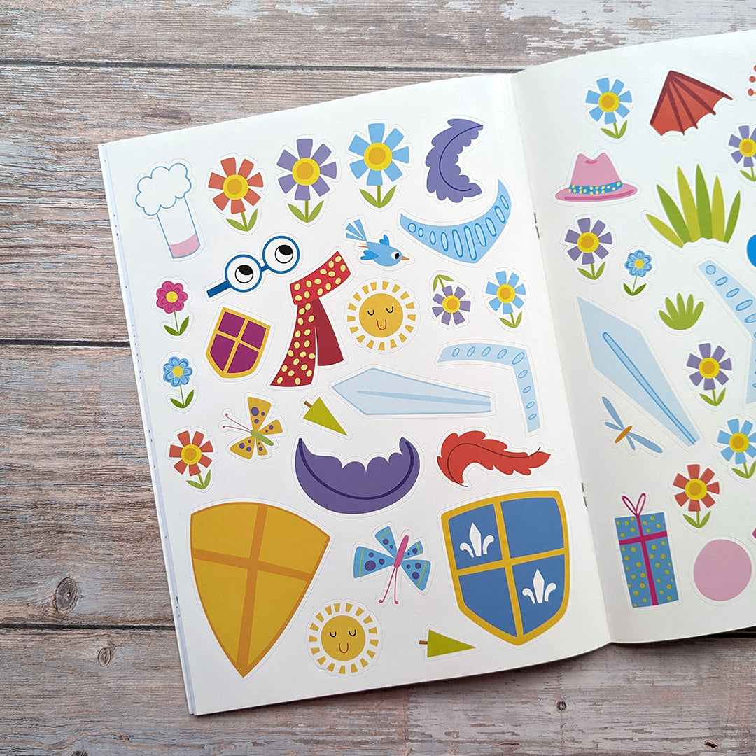 Dress Me Up Colouring & Activity Book - Knights and Dragons