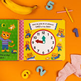 Let’s Tell The Time Activity Book - With 5 Sliders to Move and Play