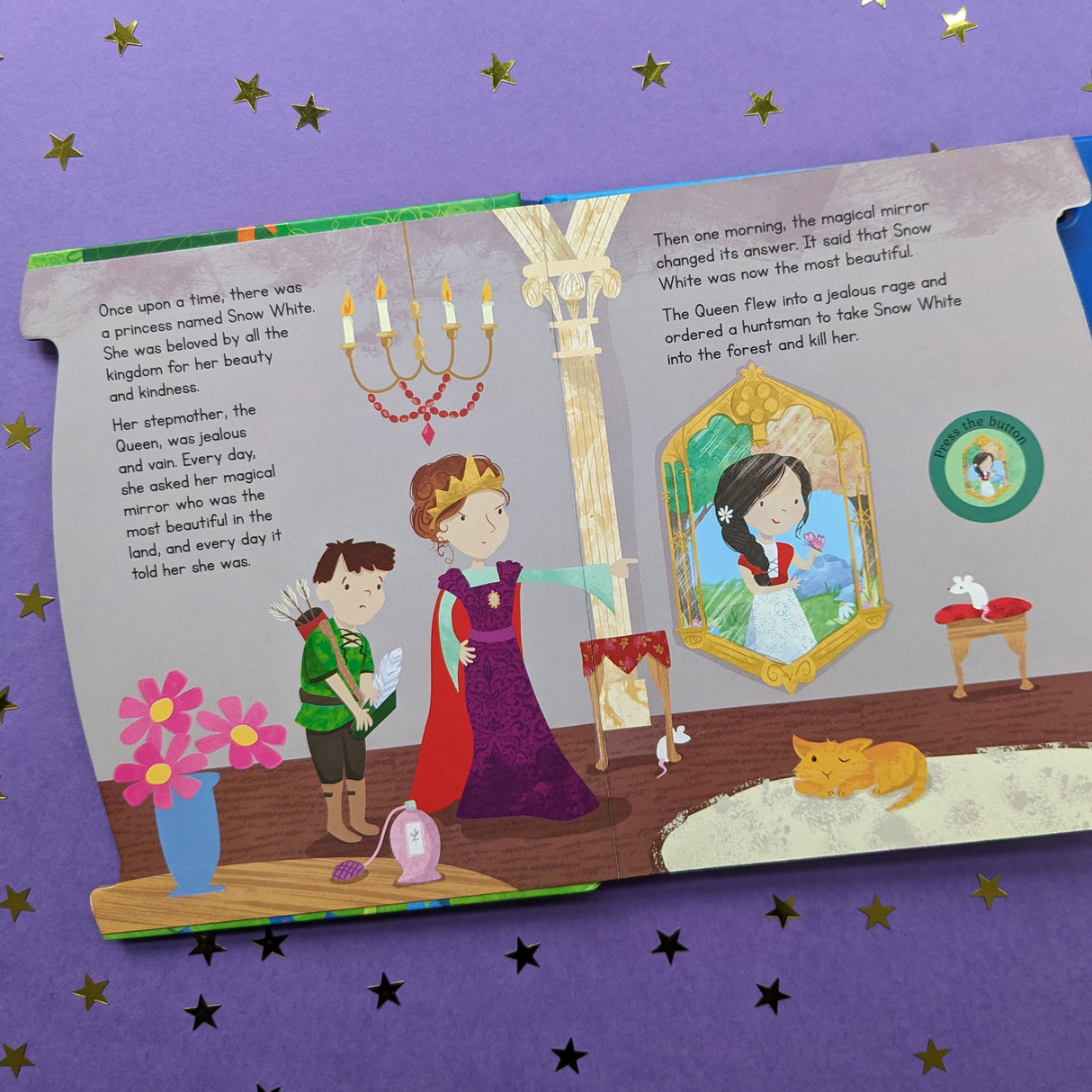 Snow White And The Seven Dwarfs Fairy Tale Sound Book - 6 Enchanting Sound Buttons To Press And Play