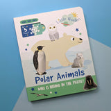 Polar Animals: Who is Hiding in the Puzzle? - Children’s Puzzle Slider Book