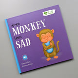 When Monkey Feels Sad - Me And My Feelings Children's Hardback Book