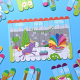 Unicorn Lolly Stick Puzzle – Double-Sided Puzzle Fun