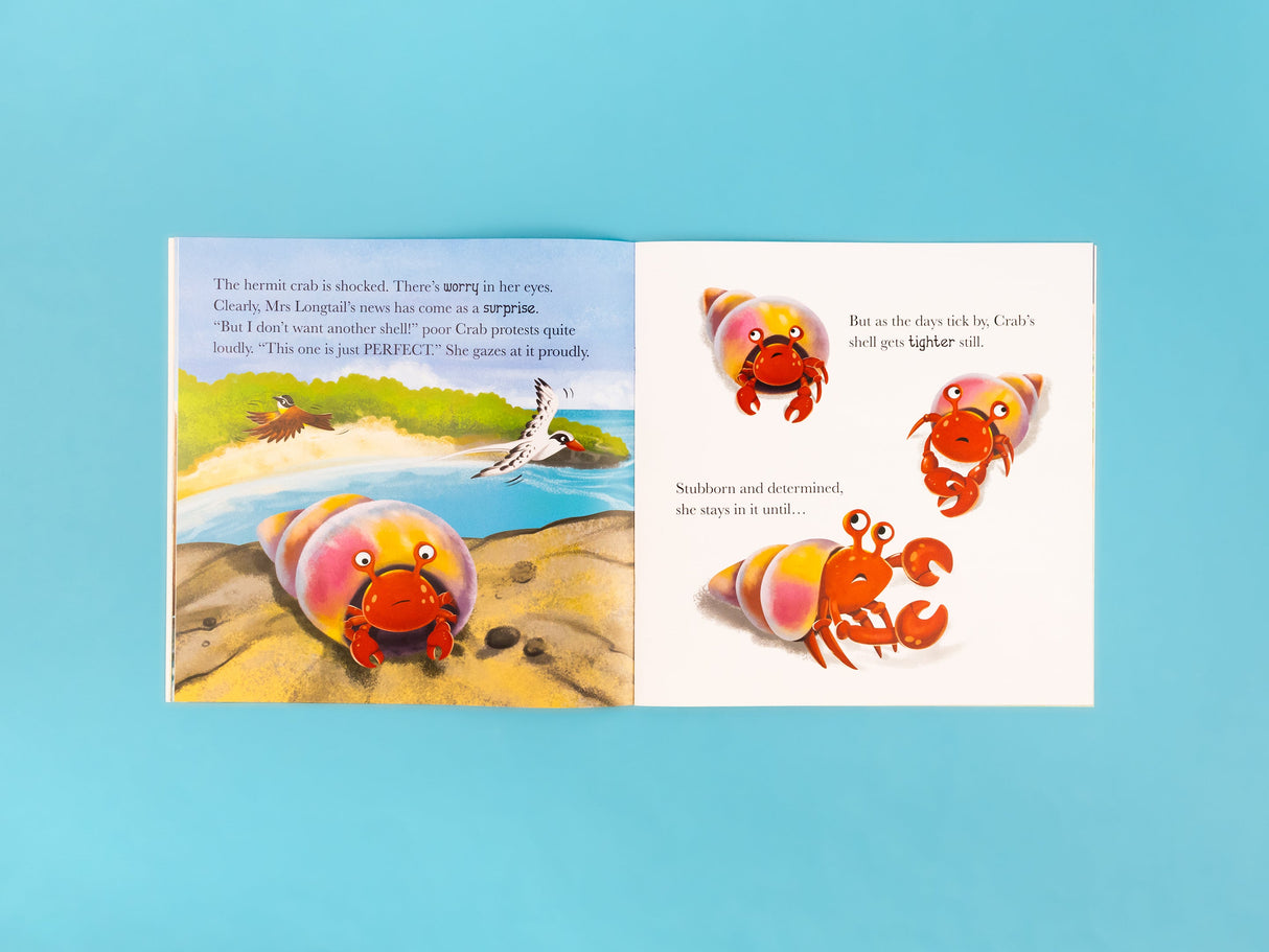 When Crab Feels Calm - Me And My Feelings Children's Paperback Book