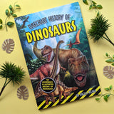Fold-Out Timechart History Of Dinosaurs - An Incredible Illustrated History