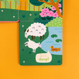 Who’s Here On The Farm – Fold-Out Flaps Board Book