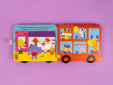 My First Bus – Chunky Wheeled Board Book for Toddlers – Push-Along Animal Story Book – Ages 3+