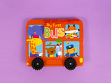 My First Bus – Chunky Wheeled Board Book for Toddlers – Push-Along Animal Story Book – Ages 3+
